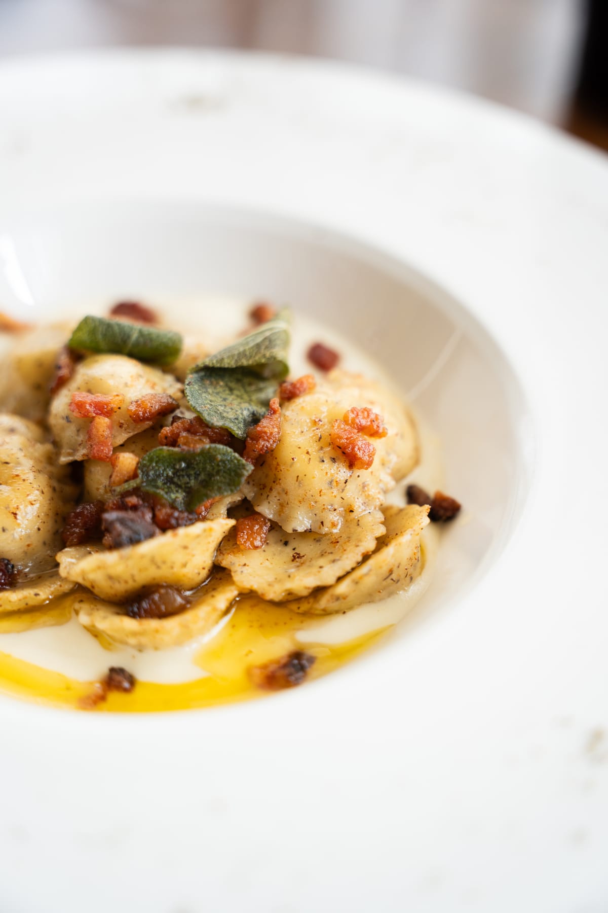 Casoncelli alla bresciana con burro e salvia